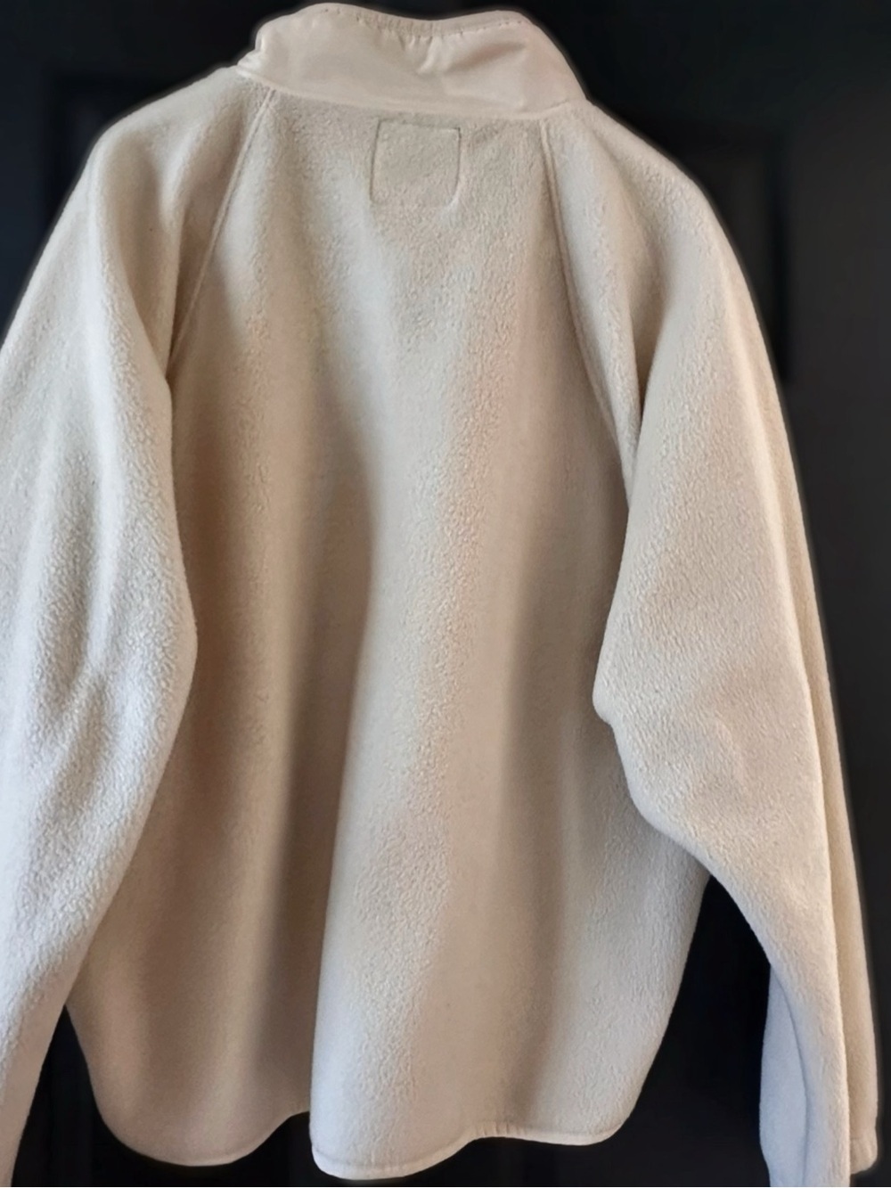 RSQ Sherpa Fleece Pullover Jacket – Cream/Off White – Size XXL - Picture 3 of 4